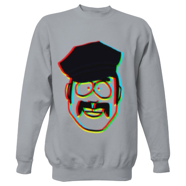 Mikina bez kapuce Unisex s potiskem pan otrok